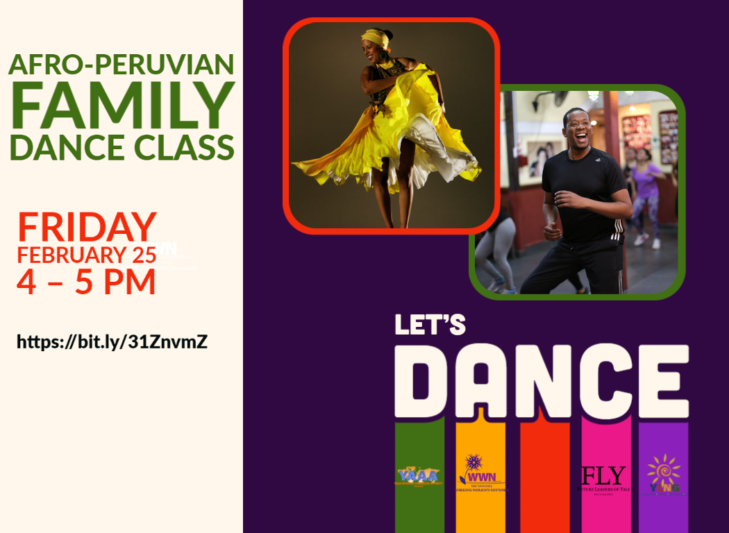 AfroPeruvian Family Dance Class Yale MacMillan Center Council on