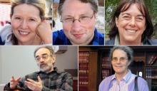 Clockwise from top left: Camille Thomasson, Brian Scassellati, Claudia Valeggia, Dana Angluin, Shelly Kagan Clockwise from top left: Camille Thomasson, Brian Scassellati, Claudia Valeggia, Dana Angluin, Shelly Kagan